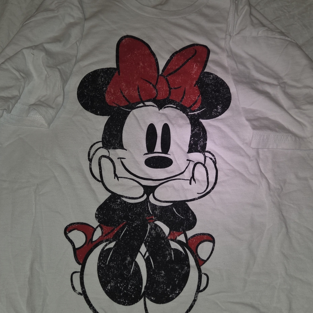 Disney Minnie Mouse Red and White Kids Tee